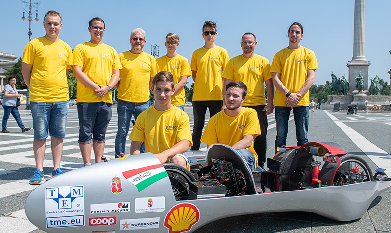 Csapat a 2019-es shell-eco maratonon.