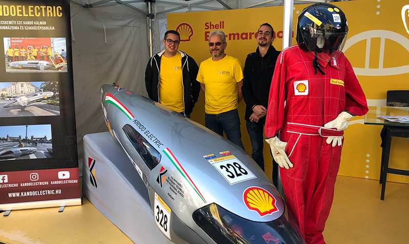 Csapat a 2019-es shell-eco maratonon.